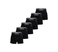 Lacoste Boxershort 6er Pack Herren Baumwolle schwarz, S