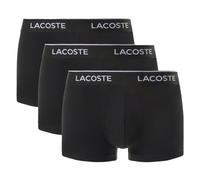 Lacoste Stretch Cotton Logo Boxershorts schwarz/reinweiß (3er-Pack) - L