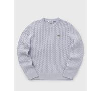 Lacoste Cable Knit Cotton Sweater men Pullovers blue in Größe:XL