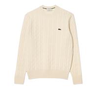 Lacoste Herren Pullover mit Zopfstrick, offwhite, Gr. 4