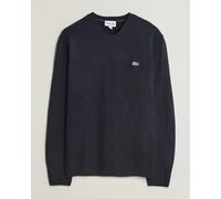 Lacoste Carded Wool Crew Neck Navy Blue Blau M