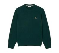 Lacoste - Carded Wool Crew Neck Sweater - - Knitwear - Herren - Grün - M