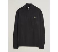 Lacoste Carded Wool Half Zip Black Schwarz XL