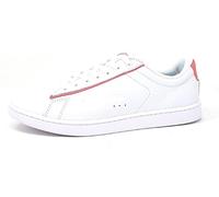 Lacoste Carnaby Evo 319 9 SFA, Damen Sneaker, Weiß (White/Pink B53), 38 EU