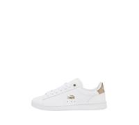 Lacoste Carnaby Set Leather Damen Schuhe weiß gold - 39