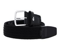 LACOSTE Casual Stretch Wowen Belt W110 Noir