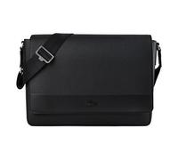 Lacoste Chantaco Aktentaschen Messenger Leder 35 cm schwarz