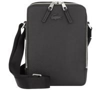 Lacoste Chantaco Umhängetasche Leder 17 cm schwarz