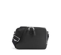 LACOSTE Chantaco Umhängetasche Leder 20.5 cm, schwarz noir