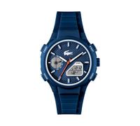 Lacoste Analoge-Digitale Multifunktions-Quarzuhr für Herren Kollektion LC33 mit Blaues Silikonarmband - 2011370