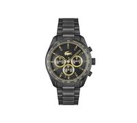 Lacoste Chronograph Quarz Uhr für Herren Kollektion BOSTON mit Schwarzes Edelstahlarmband - 2011476