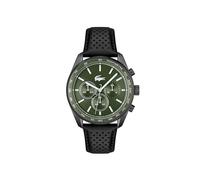 Lacoste Chronograph Quarz Uhr für Herren Kollektion Boston mit Schwarzes Lederarmband - 2011345