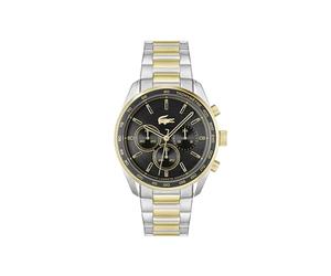 Lacoste Chronograph Quarz Uhr für Herren Kollektion Boston mit Zweifarbiges Edelstahlarmband - 2011348