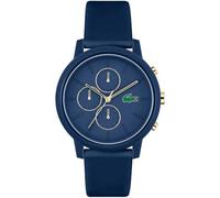 Lacoste Chronograph Quarz Uhr für Herren Kollektion Lacoste.12.12 Chrono mit Marinblaues Silikonarmband - 2011248