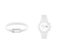 Lacoste Chronograph Quarz Uhr für Herren mit Weisses Silikonarmband - 2011246 Silikonarmband für Damen Kollektion 12.12-2040064
