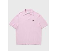 Lacoste Classic Fit BouclÒ Knit Polo Shirt men pink in Größe:L