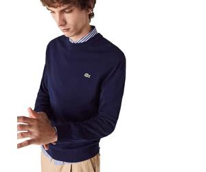 Lacoste Classic Fit Crew Organic Cotton Pullover