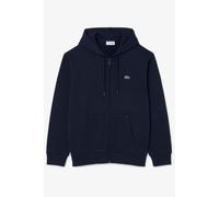 Lacoste Classic Fit Kapuzen Sweatshirt dunkelblau, Einfarbig