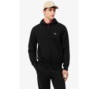 Lacoste Classic Fit Kapuzen Sweatshirt schwarz, Einfarbig