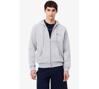 Lacoste Classic Fit Kapuzen Sweatshirt Silver Chine, Faux-uni