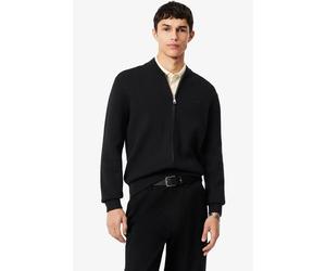 Lacoste Classic Fit Strickjacke schwarz, Einfarbig