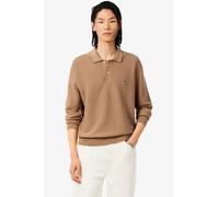 Lacoste Regular Fit Poloshirt aus reiner Baumwolle in Beige, Größe M