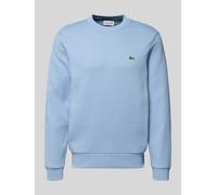Lacoste Classic Fit Sweatshirt aus Baumwoll-Mix in Bleu, Größe XL