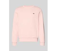 Lacoste Classic Fit Sweatshirt aus Baumwoll-Mix in Rosa, Größe XL