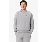 Lacoste Regular Fit Sweatshirt aus Baumwoll-Mix in Hellgrau Melange, Größe XL