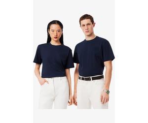 Lacoste Classic Fit T-Shirt Rundhals marine, Einfarbig