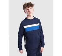 Lacoste Colour Block Fleece Crew Sweatshirt Kinder, Blau - 14Y