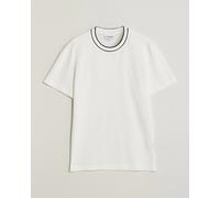 Lacoste Contrast Rib Piqué T-Shirt Flour Weiß L