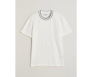 Lacoste Contrast Rib Piqué T-Shirt Flour Weiß S