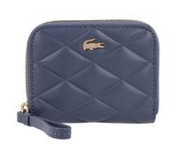 Lacoste Damengeldbörse Core Essentials Crocodelle Leder 10,5 cm Grau