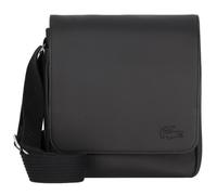 Lacoste Mens Classic Umhängetasche schwarz, Polyurethan, Herren