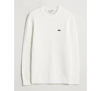 Lacoste Cotton Cable Sweater Flour Weiß S