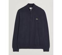 Lacoste Cotton Knitted Half Zip Navy Blue Blau XL
