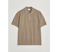 Lacoste Cotton Knitted Polo Viennois Heather Braun S