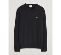Lacoste Cotton Knitted Sweater Black Schwarz XL