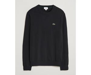 Lacoste Cotton Knitted Sweater Black Schwarz XL