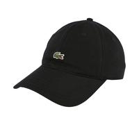 Lacoste Cotton Twill Cap Schwarz in Größe One Size