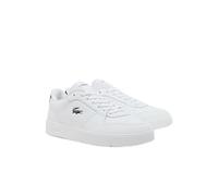 Lacoste Court Ace Herren-Sneaker aus Leder, Weiß / Schwarz, 45 EU