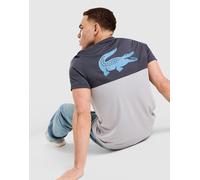 Lacoste Croc Colour Block Tape T-Shirt - Herren, Grau - L