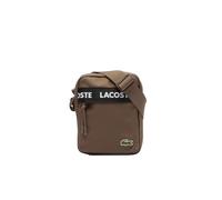 Lacoste Crossbody Neocroc Umhängetasche, Kakibraun, recyceltes Polyester, kompaktes Design mit Logo, 16,5 x 21 x 7 cm (grün)