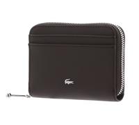 LACOSTE Daily City Zip Coin Wallet XS Dark Brown