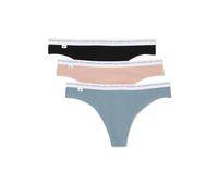 Lacoste Damen 8F1341 G-String, Noir/ALLIAGE-Cachemire, L