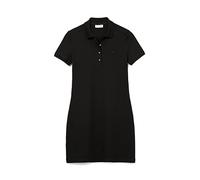 Lacoste Piqué Polo Kleid Damen Schwarz 34