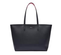 LACOSTE Damen Handtasche - Anna Petit Piqué Zipped Shopping Bag, 30x35x14cm (HxBxT) Dunkelblau