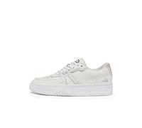 Lacoste Damen Low-Top Sneaker L001 0321 1 SFA, Frauen Halbschuhe,straßenschuhe,Strassenschuhe,Freizeitschuhe,Weiss/Offwhite (65T),38 EU / 5 UK