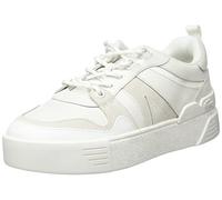 Lacoste Damen Low-Top Sneaker L002 0722 1 CFA, Frauen Halbschuhe,Laufschuhe,schnürschuhe,schnürer,Plateausohle,Sportschuhe,Weiss (21G),41 EU / 7.5 UK